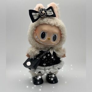 Labubu Out for Sequin Dress